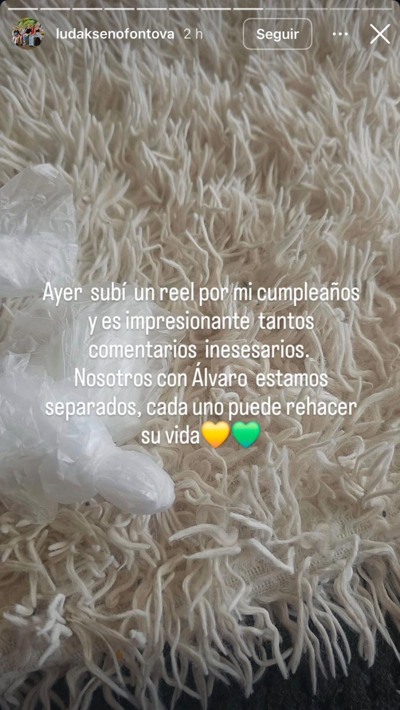 Ex de Álvaro Ballero rompió el silencio - Instagram