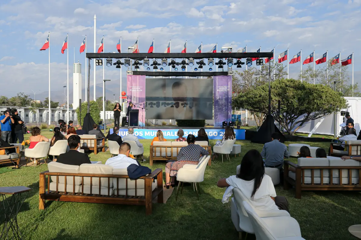 Presentación del logo de las Olimpiadas Especiales Santiago 2027 , Cedida