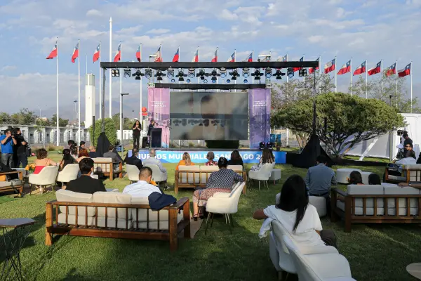 Presentación del logo de las Olimpiadas Especiales Santiago 2027  ,Cedida