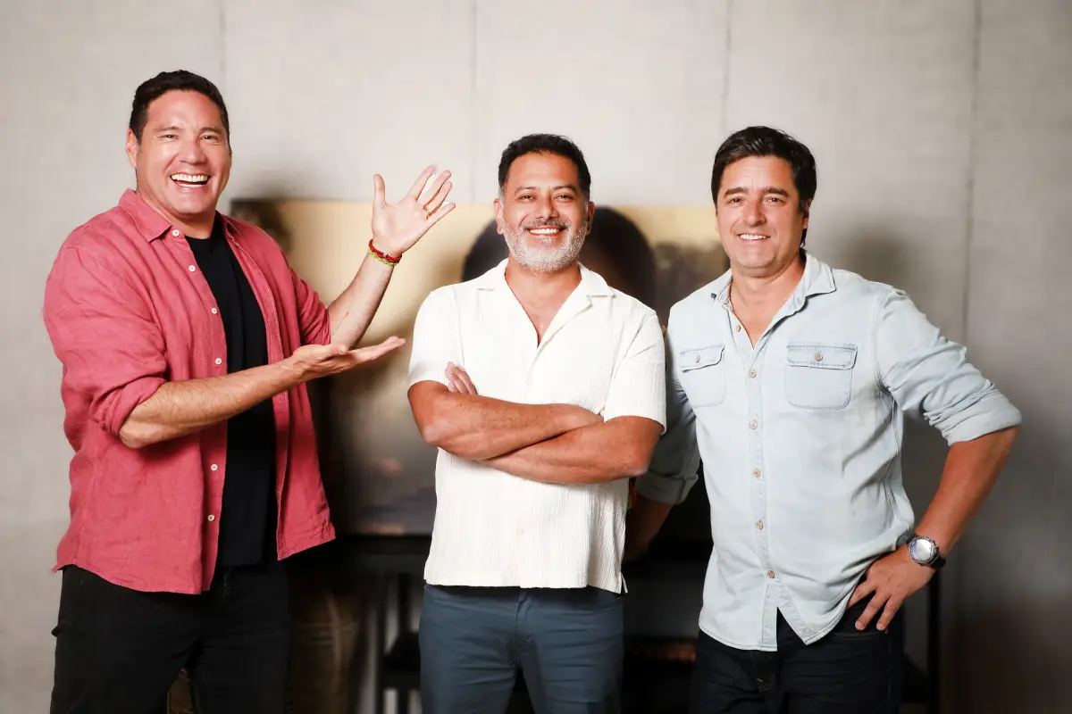 Pancho Saavedra, Pedro Ruminot y Jorge Zabaleta, Cedida