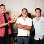 Pancho Saavedra, Pedro Ruminot y Jorge Zabaleta, Cedida