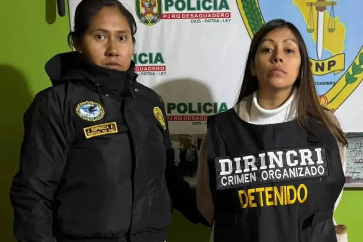 Keisy Salvatierra Vigo, pareja del líder de banda criminal Los pulpos, Agencia Andina