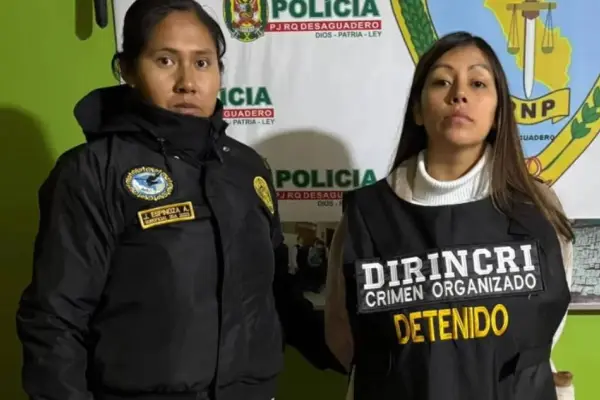 Keisy Salvatierra Vigo, pareja del líder de banda criminal \