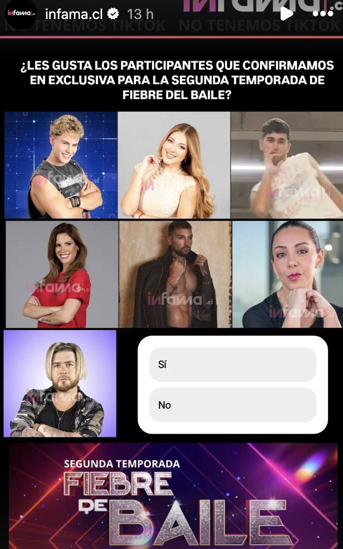 Fiebre de Baile - Instagram