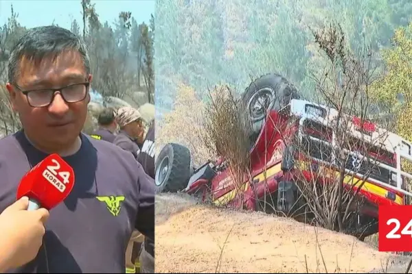 Francisco Hormazábal pide reconocer la labor de los bomberos ,24Horas.cl (TVN)