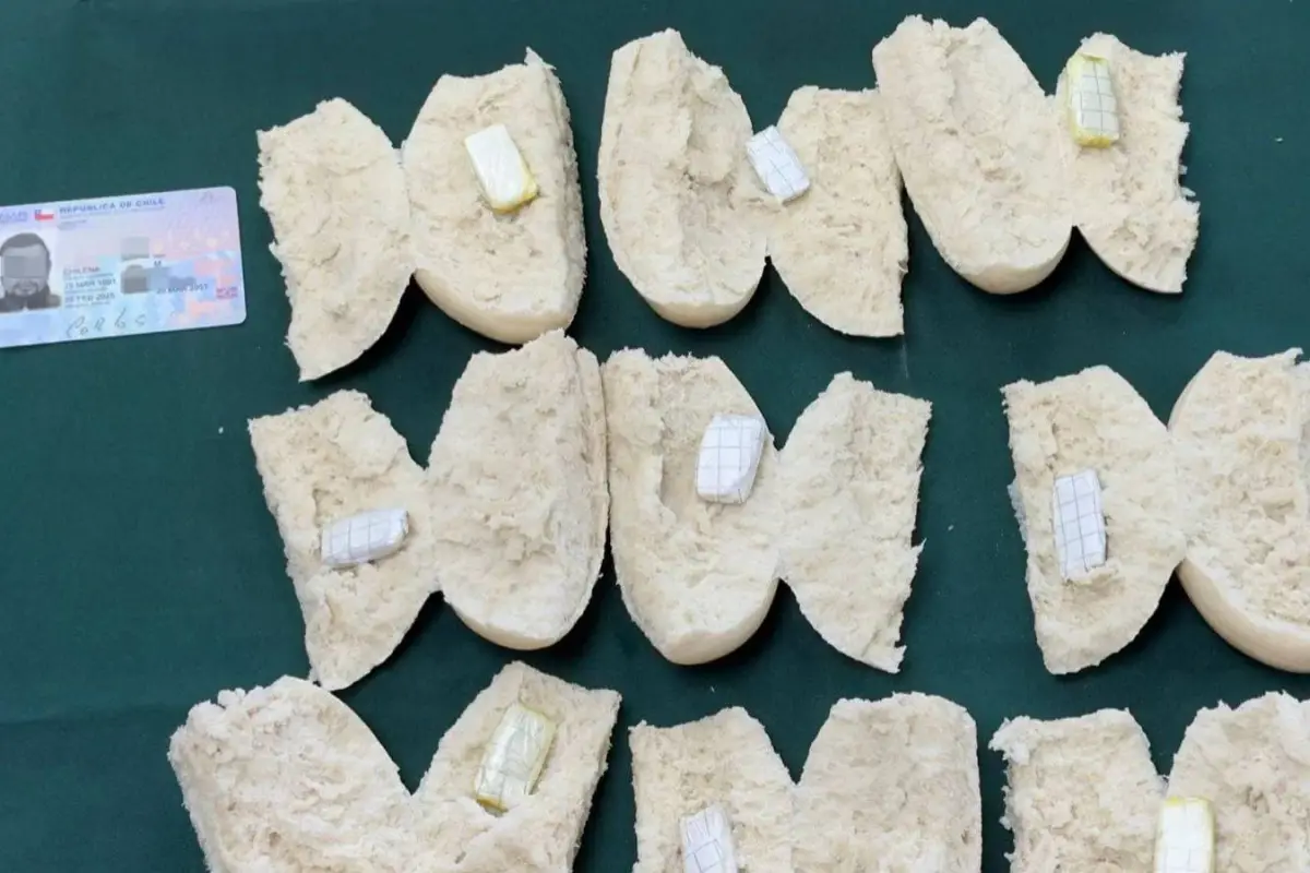 Sujeto pretendía ingresar droga escondida en panes, 24horas.cl (TVN)
