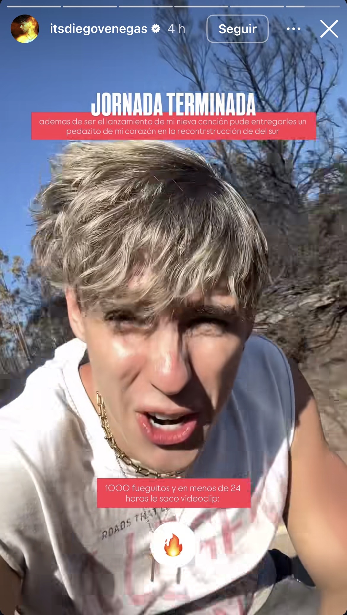 Historia de Diego Venegas - Captura de pantalla