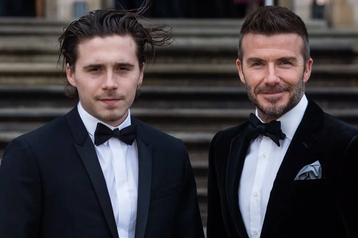 Brooklyn y David Beckham, Redes sociales