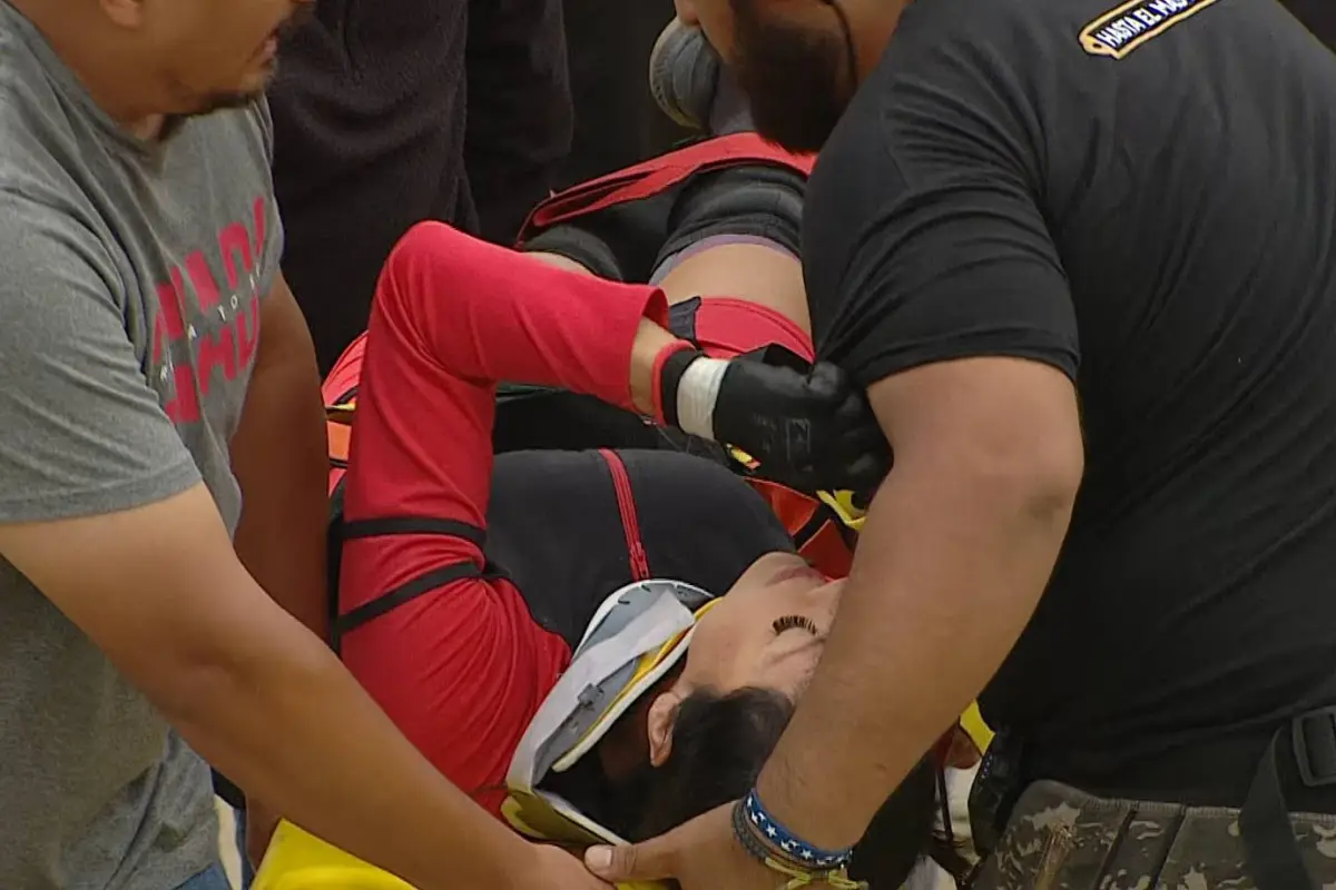 La fuerte caída de Pops en ''El Internado'', Cedida | Mega