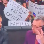 Cartel de la WWE dedicado a Karol Lucero, Captura de pantalla 