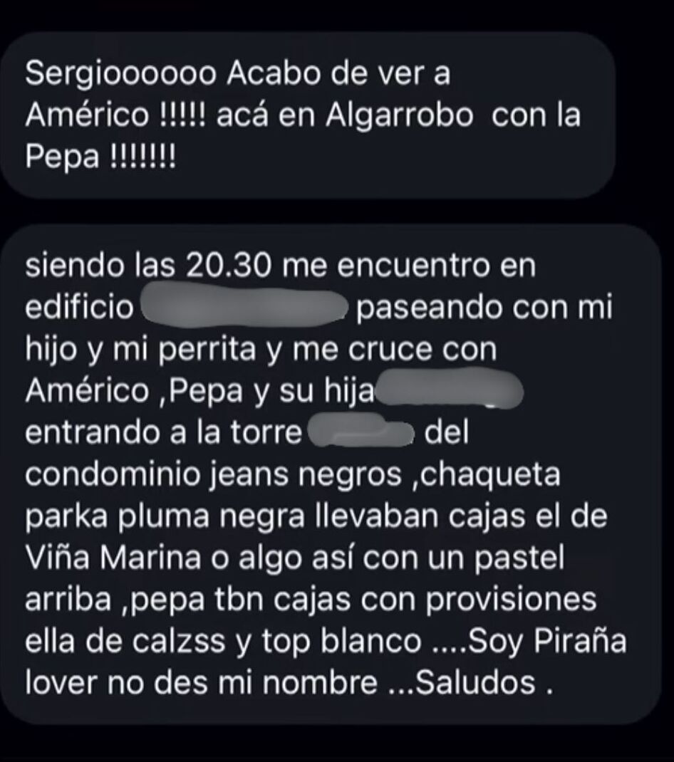 Supuesta fuente de Sergio Rojas que vio a Américo con su ex en Algarrobo - Captura 
