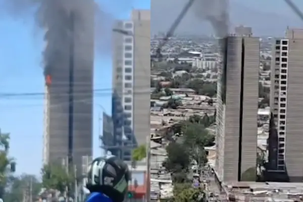 Incendio pudo ser visto desde varios puntos ,red X