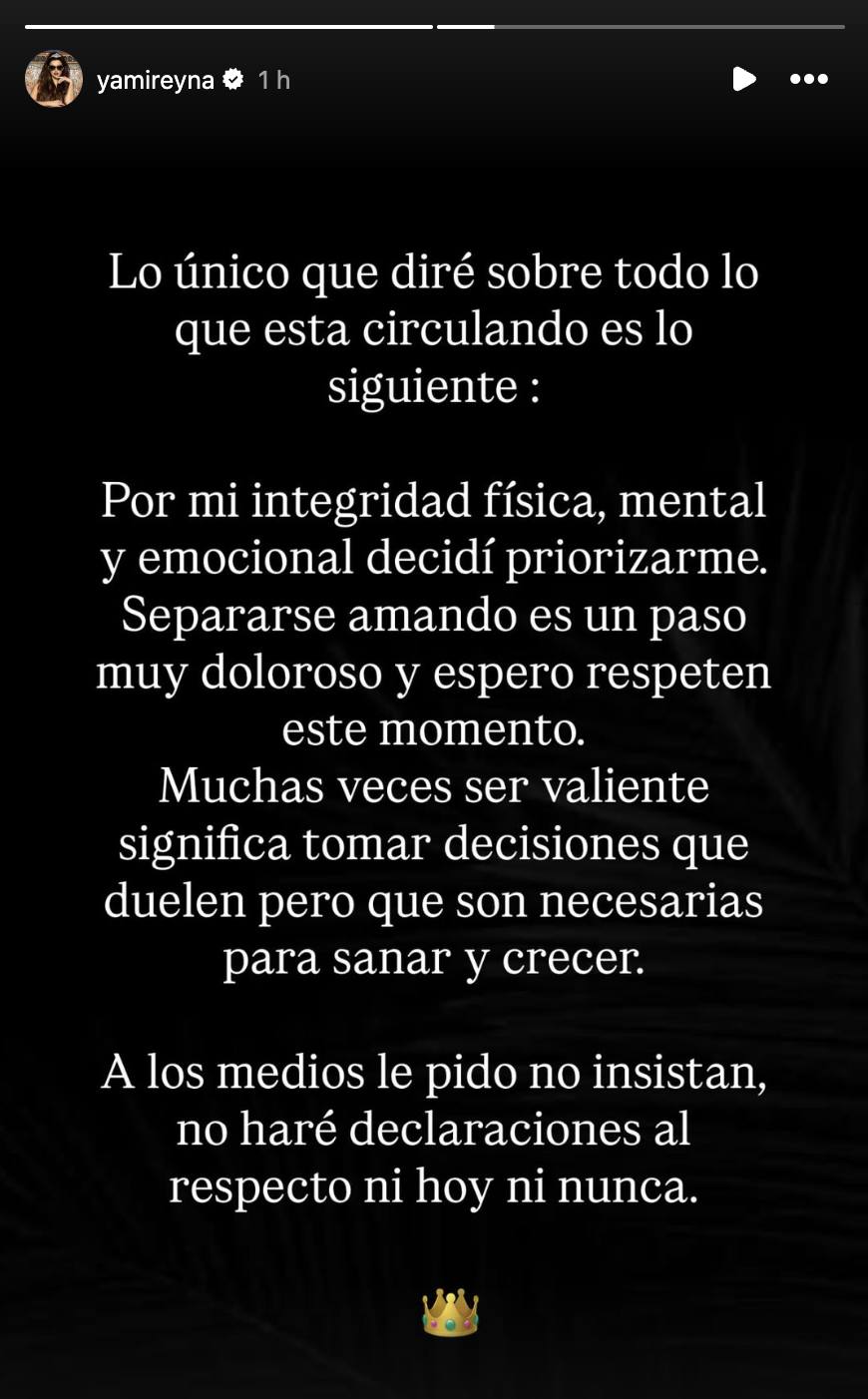 Yamila Reyna se refirió al abrupto quiebre con Américo - Yamila Reyna | Instagram