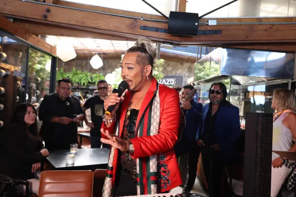 Alexis Salinas en el lanzamiento del Festival de la Canción Cebolla ,Juan Pablo Carmona