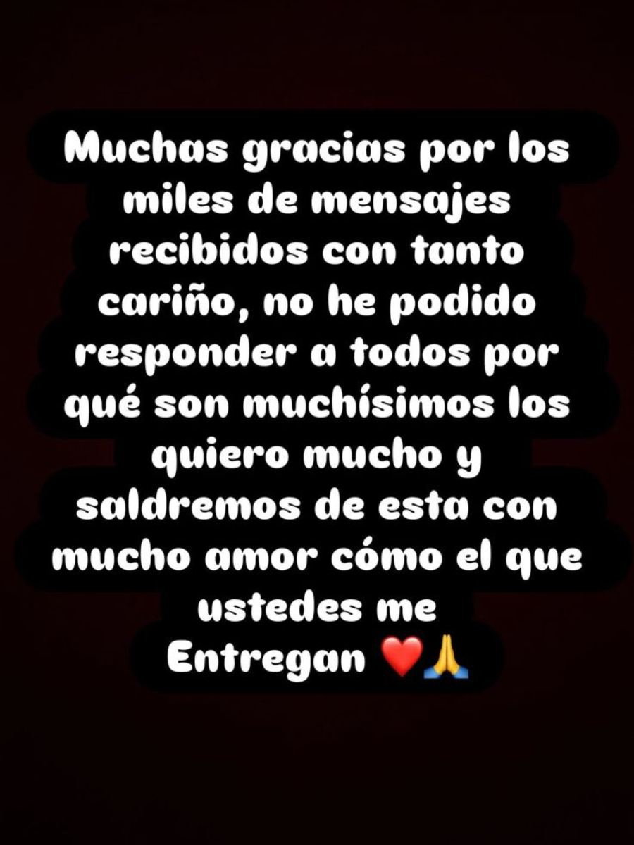 Mensaje de Mauricio Pinilla - Captura de pantalla