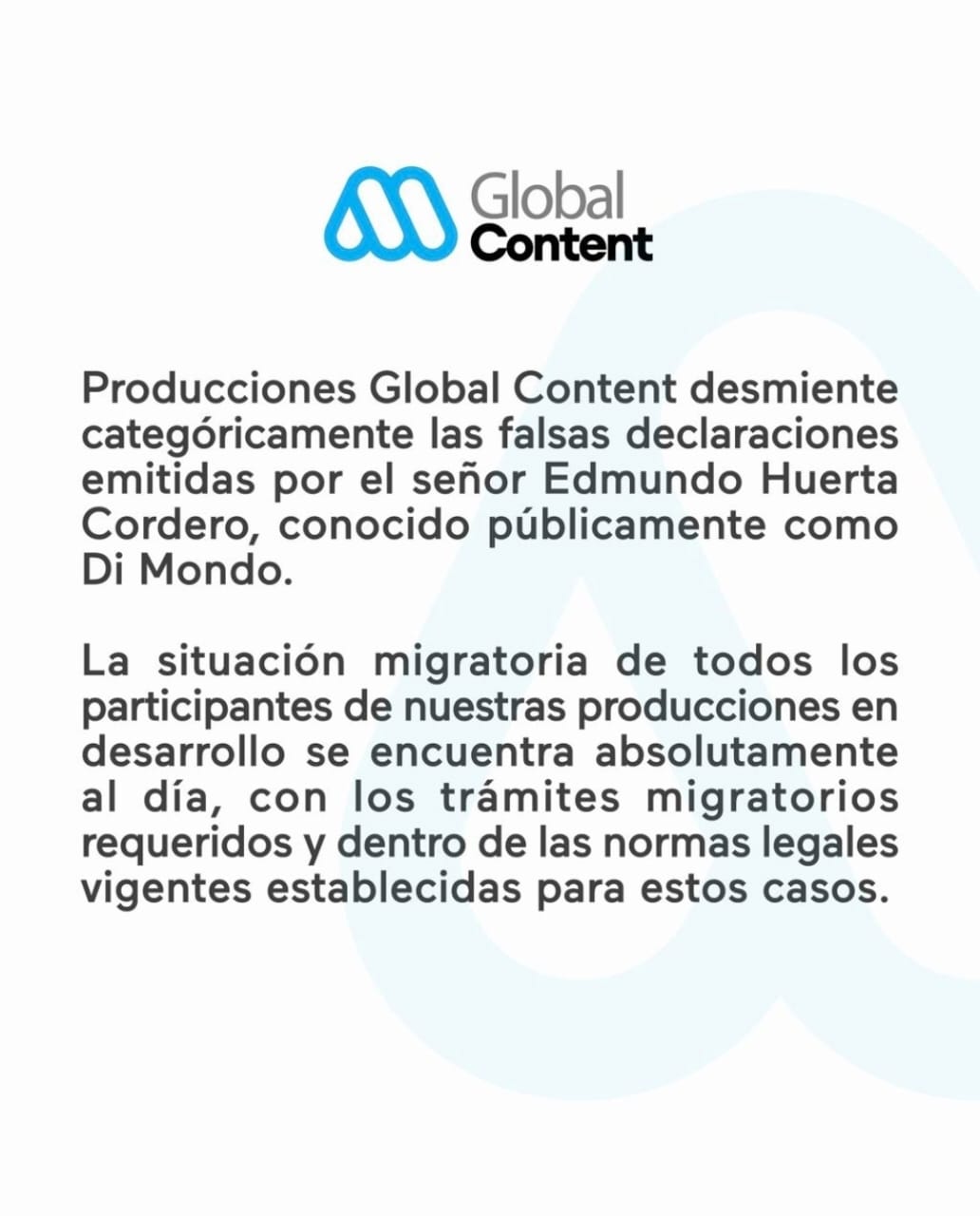 La respuesta de Mega ante la arremetida judicial de Di Mondo - Cedida | Mega