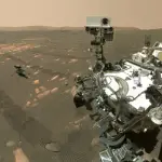 Rover Perseverance junto al helicóptero Ingenuity, NASA