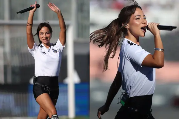 Princesa Alba se robó todas las miradas en jornada solidaria de Colo Colo en el Monumental ,red X