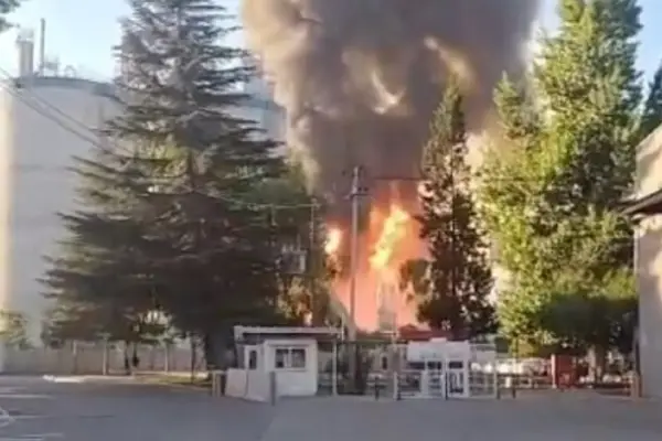Fuerte explosión en Renca  ,Captura | X 