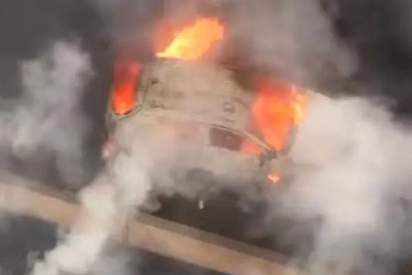 Chilevisión mostró desde el aire la tragedia ,Captura