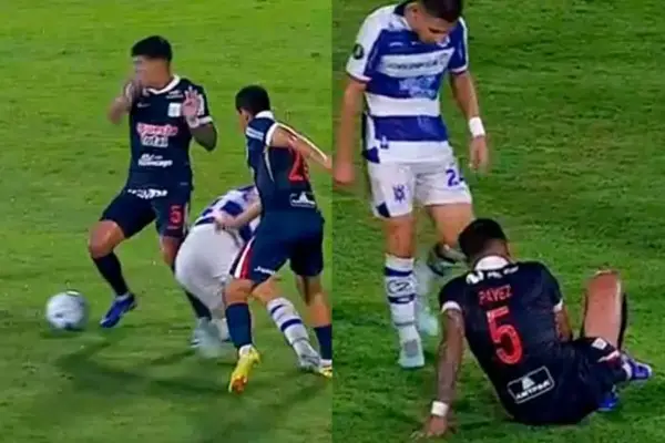 Esteban Pavez lesionado en Alianza Lima ,Captura de pantalla 