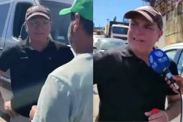 Luis Jara llegó hasta Penco  ,Captura | Canal 9 Biobío 