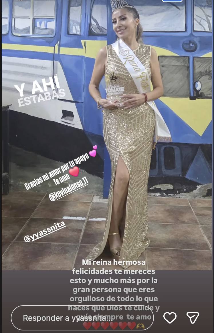 Yasna Muñoz fue la reina del tomate - Instagram