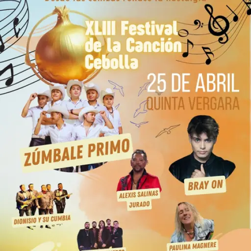 Parrilla Festival de la Canción Cebolla - Cedida