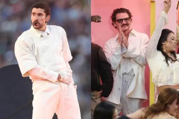 Pedro Pascal en el show de medio tiempo de Bad Bunny en el Superbowl ,AFP | Captura