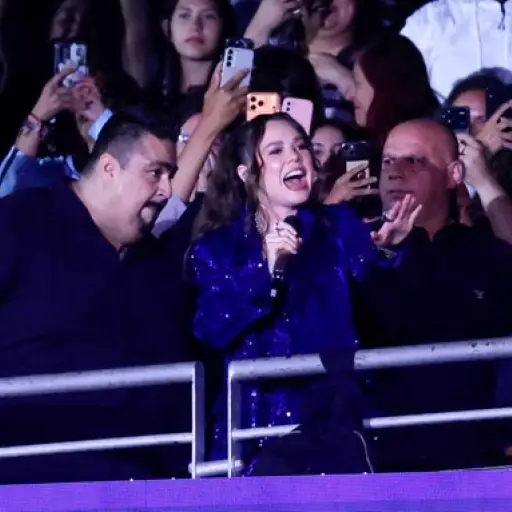 Jesse desde la galería en Viña 2026  ,Mega 