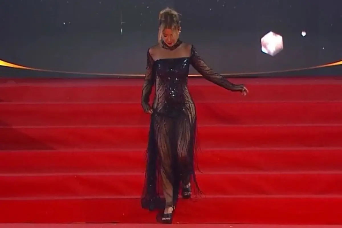Pancha Merino sobre la alfombra roja de Viña 2026, Captura