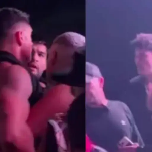 Las primeras imágenes de la pelea de Sammis Reyes y Cuco Cerda ,Captura de redes sociales