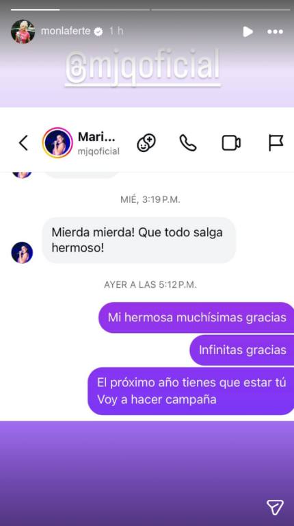 Mon Laferte quiere a María José Quintanilla en Viña 2027 - Mon Laferte | Instagram