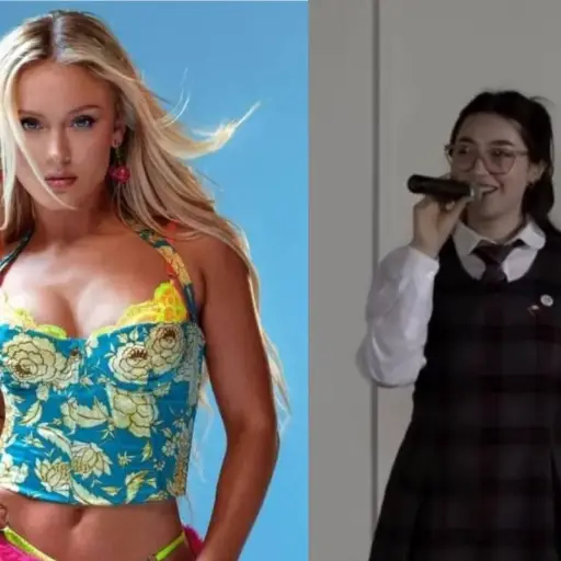 Zara Larsson y la estudiante que interpretó su canción ,Redes sociales
