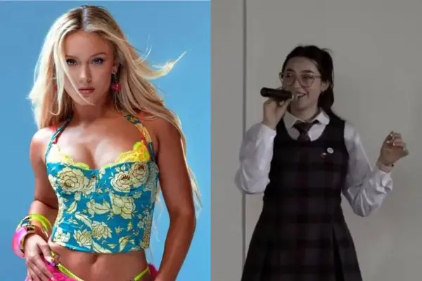 Zara Larsson y la estudiante que interpretó su canción ,Redes sociales