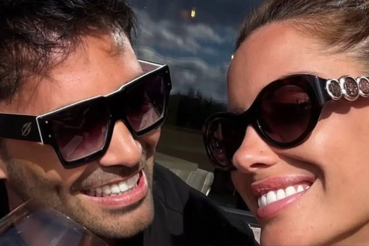 Luis Jiménez y Gala Caldirola en el sur de Chile, Instagram