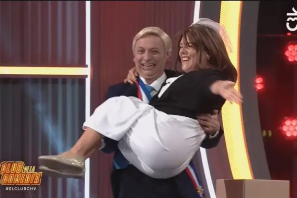 Parodia a Kast en el estreno de ''El Club de la Comedia'' ,CHV | Captura