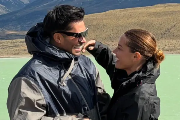 Luis Jiménez y Gala Caldirola en el sur del país ,Instagram