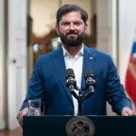 El Presidente Boric se despidió este martes del país, Cedida