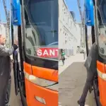 Álvaro Elizalde abordó un bus en Valparaíso, Captura