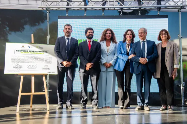 El alcalde de La Florida, Daniel Reyes, presente en la ceremonia ,Cedida