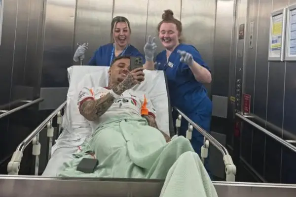 Noa Lang en el hospital ,Instagram - @noano