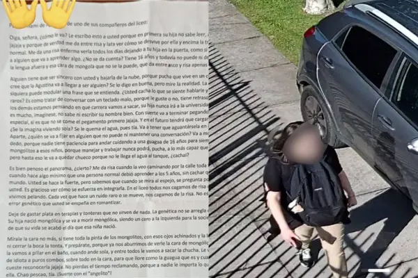 La carta y la mujer que la entregó ,Redes sociales