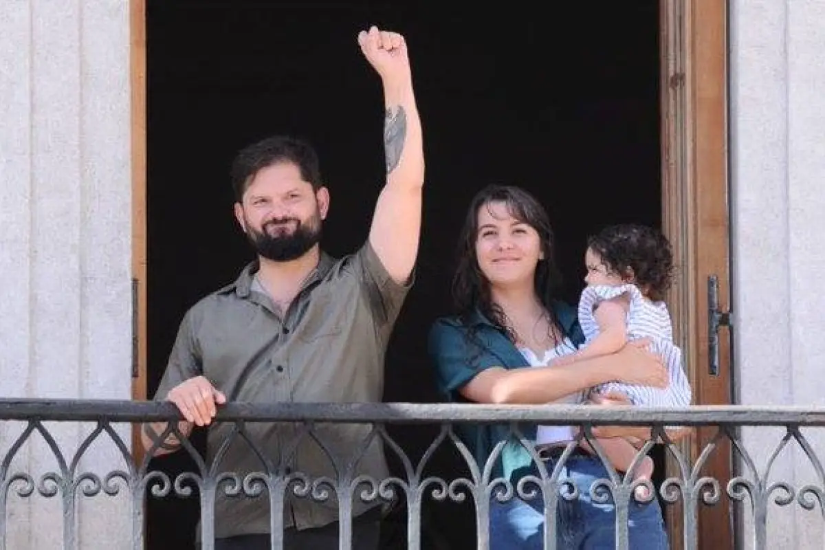 Presidente Boric junto a su familia, Redes sociales