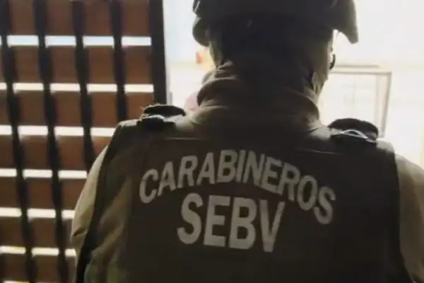Carabineros SEBV tras procedimiento de robo ,Cedida