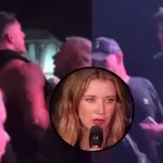 Carla Jara y detalles de la pelea de Sammis Reyes y Cuco Cerda, Captura de redes sociales