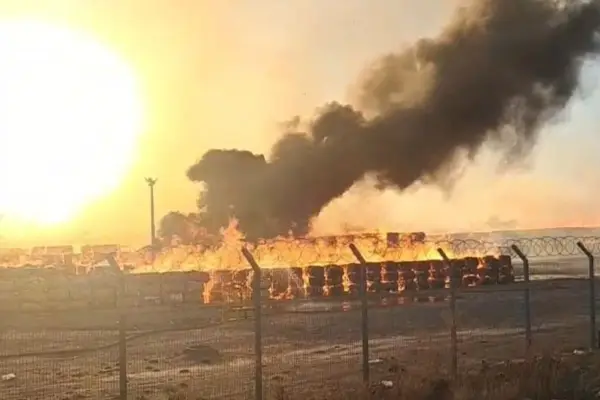 Incendio en Papelera de Puente Alto ,Captura