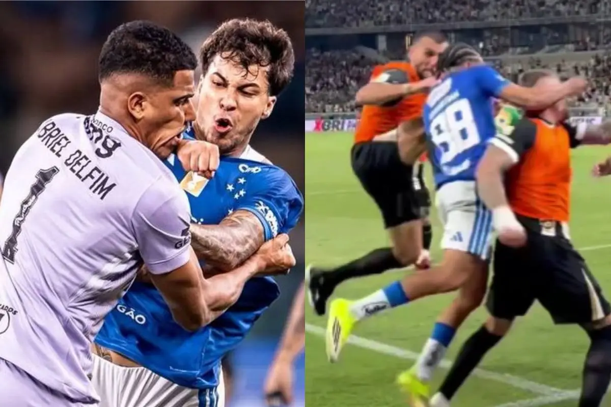 Pelea entre Cruzeiro y Mineiro, Redes sociales