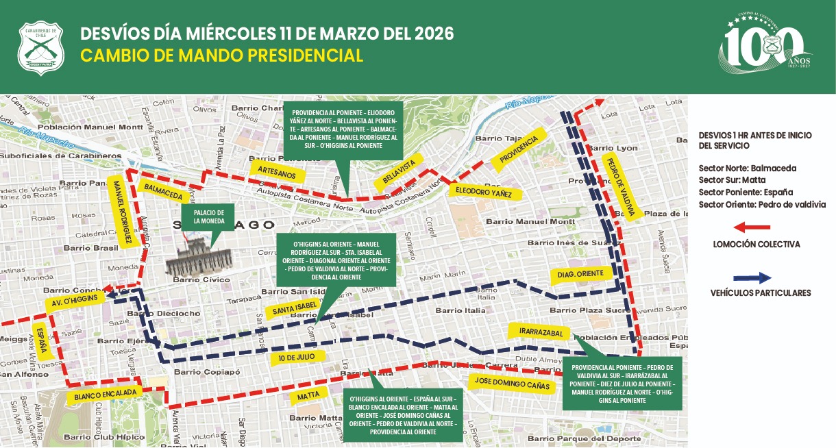 Cortes de tránsito - Cedida