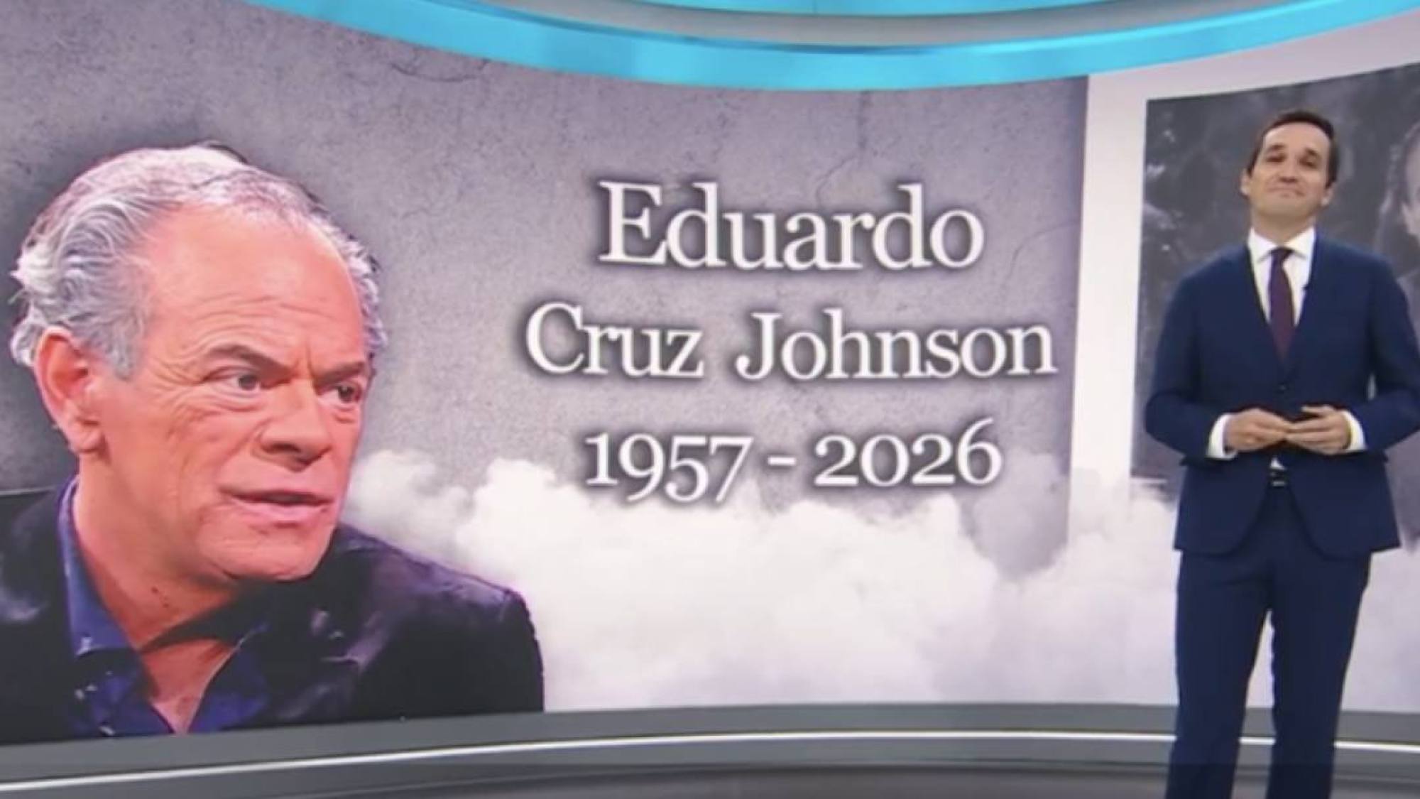 “Él me dio la oportunidad”: Rostro de TVN lloró en vivo por Eduardo Cruz-Johnson